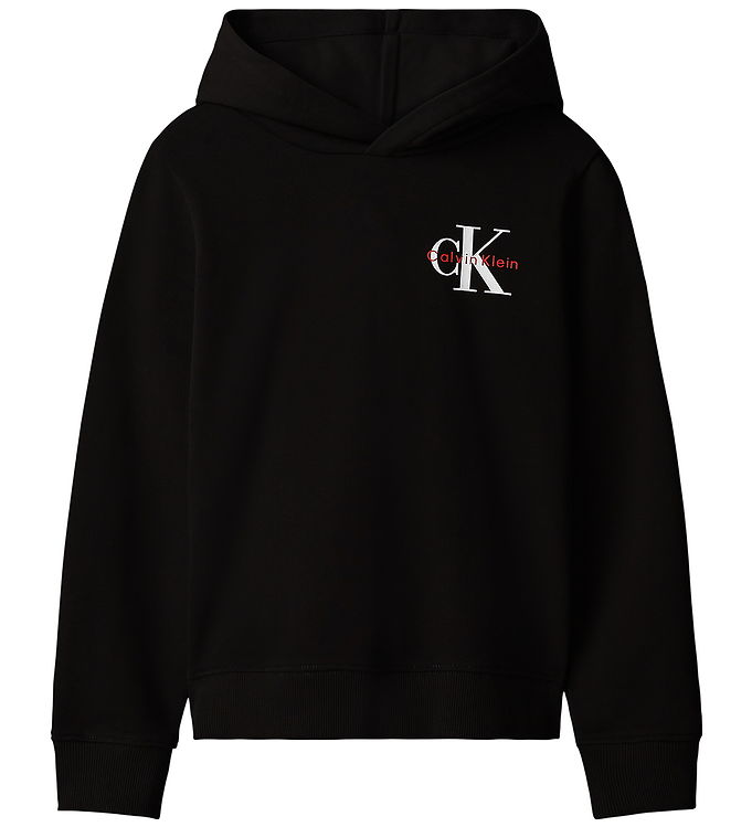 Calvin Klein Hættetrøje - Monologo - Pvh BlackBlack