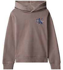 Calvin Klein Hættetrøje - Monologo - IronGrey