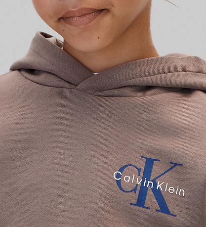 Calvin Klein Hættetrøje - Monologo - IronGrey