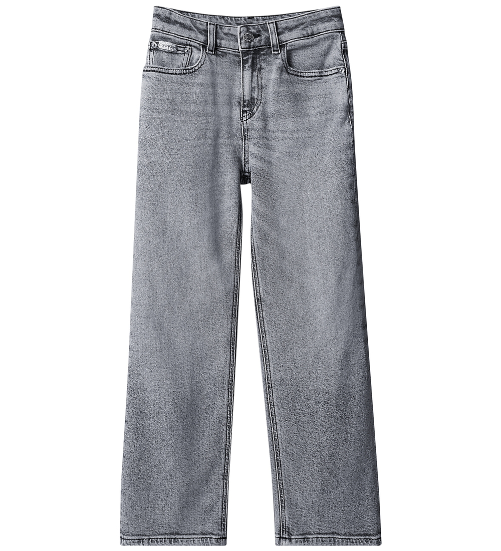 Calvin Klein Jeans - Patins Light - Stone Grey WashDenim - Calvin Klein - 14 ans 164 - Jeans 80 €