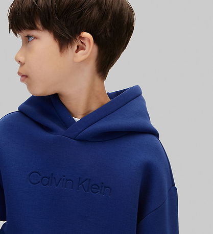 Calvin Klein Hættetrøje - Estate BlueBlue