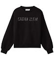 Calvin Klein Sweatshirt - Sort m. Print