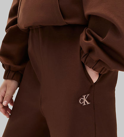 Calvin Klein Sweatpants - Punto - Rocky RoadBrown