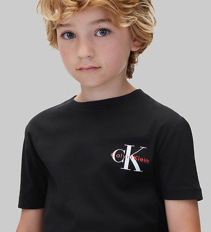 Calvin Klein T-shirt - Monologo - pvh BlackBlack