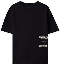 Calvin Klein T-shirt - Interest Placement - Pvh BlackBlack