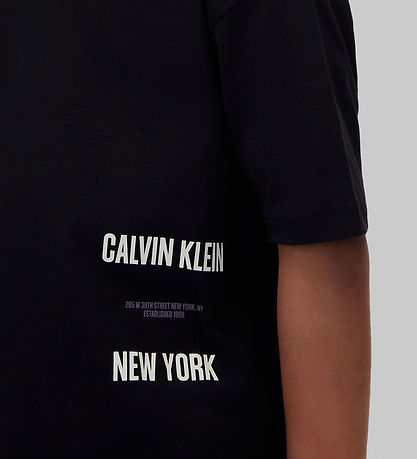 Calvin Klein T-shirt - Interest Placement - Pvh BlackBlack