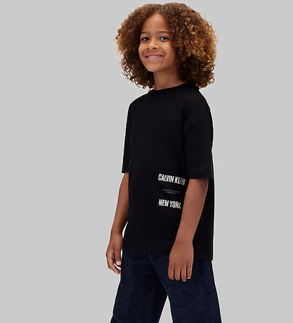 Calvin Klein T-shirt - Interest Placement - Pvh BlackBlack