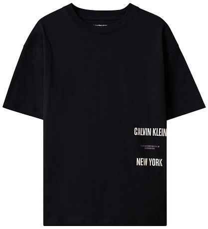 Calvin Klein T-shirt - Interest Placement - Pvh BlackBlack