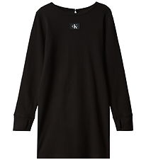 Calvin Klein Kjole - MonoLogo - pvh BlackBlack