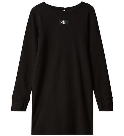 Calvin Klein Kjole - MonoLogo - pvh BlackBlack