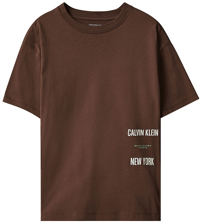 Calvin Klein T-shirt - Interest Placement - Rocky Road m. Print