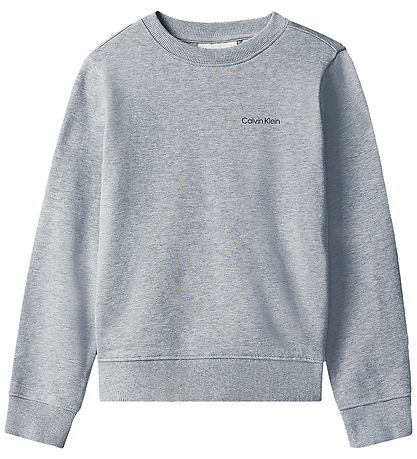 Calvin Klein Sweatshirt - INST Logo - Medium Grey HeatherGREY