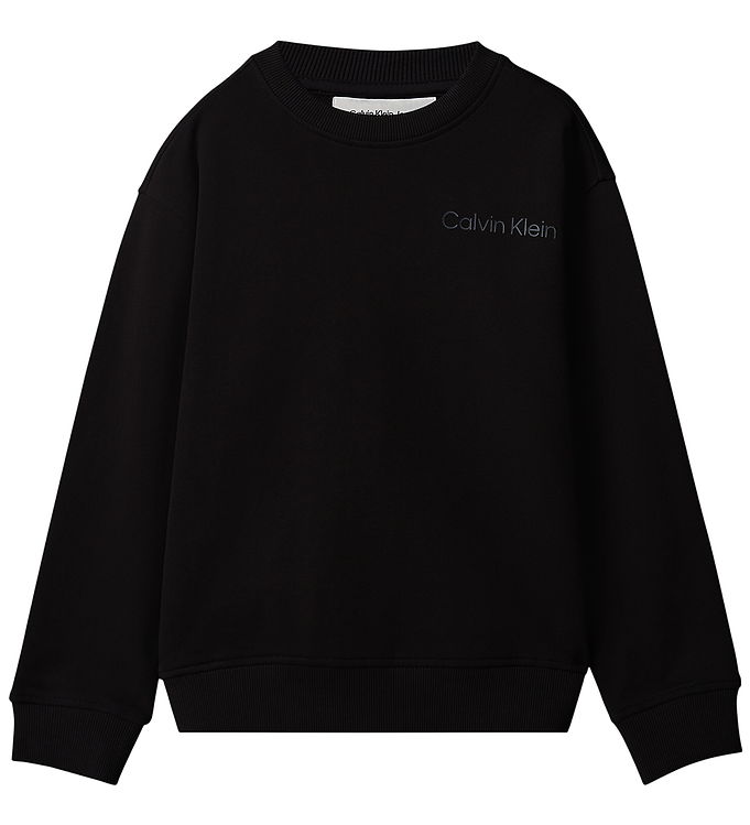 Calvin Klein Sweatshirt - Back Print - Pvh BlackBlack