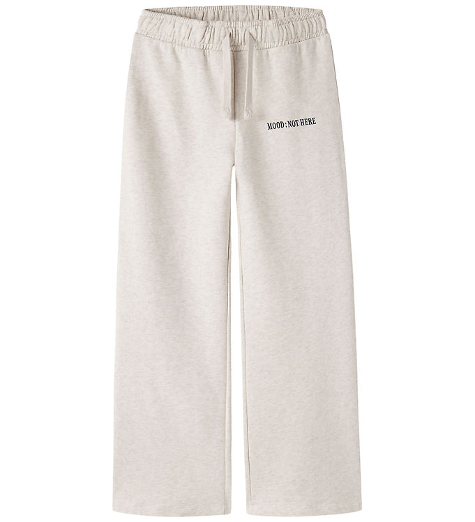 Name It Sweatpants - Wide - NkfLioca - Peyote Melange