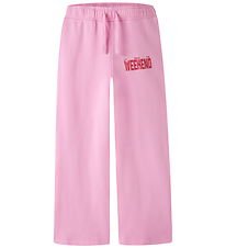 Name It Sweatpants - Wide - NkfLioca - Begonia Pink
