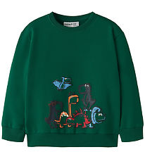 Name It Sweatshirt - NmmLeon - Evergreen