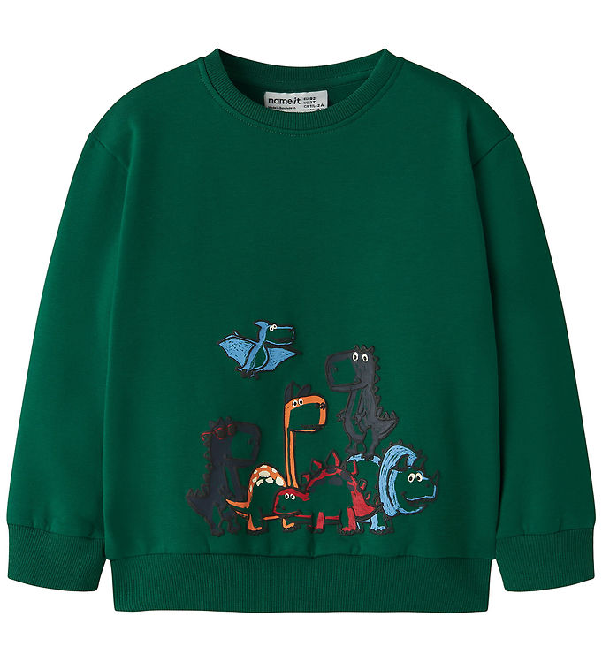 Name It Sweatshirt - NmmLeon - Evergreen