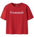 Name It T-shirt - NkfLatun - Urban Red