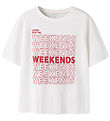 Name It T-shirt - Nkflatun - Cloud Dancer
