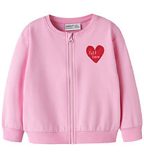 Name It Cardigan - Sweat - NmfLaufey - Begonia Pink