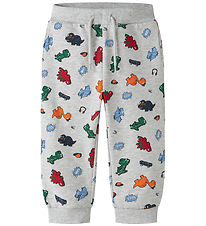 Name It Sweatpants - NmmLeon - Light Grey Melange