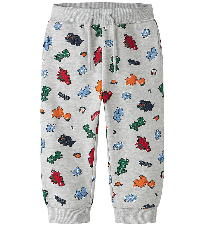 Name It Sweatpants - NmmLeon - Light Grey Melange
