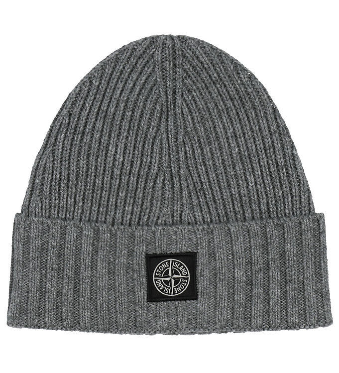 Stone Island Hue - Uld - Melange Dark Grey