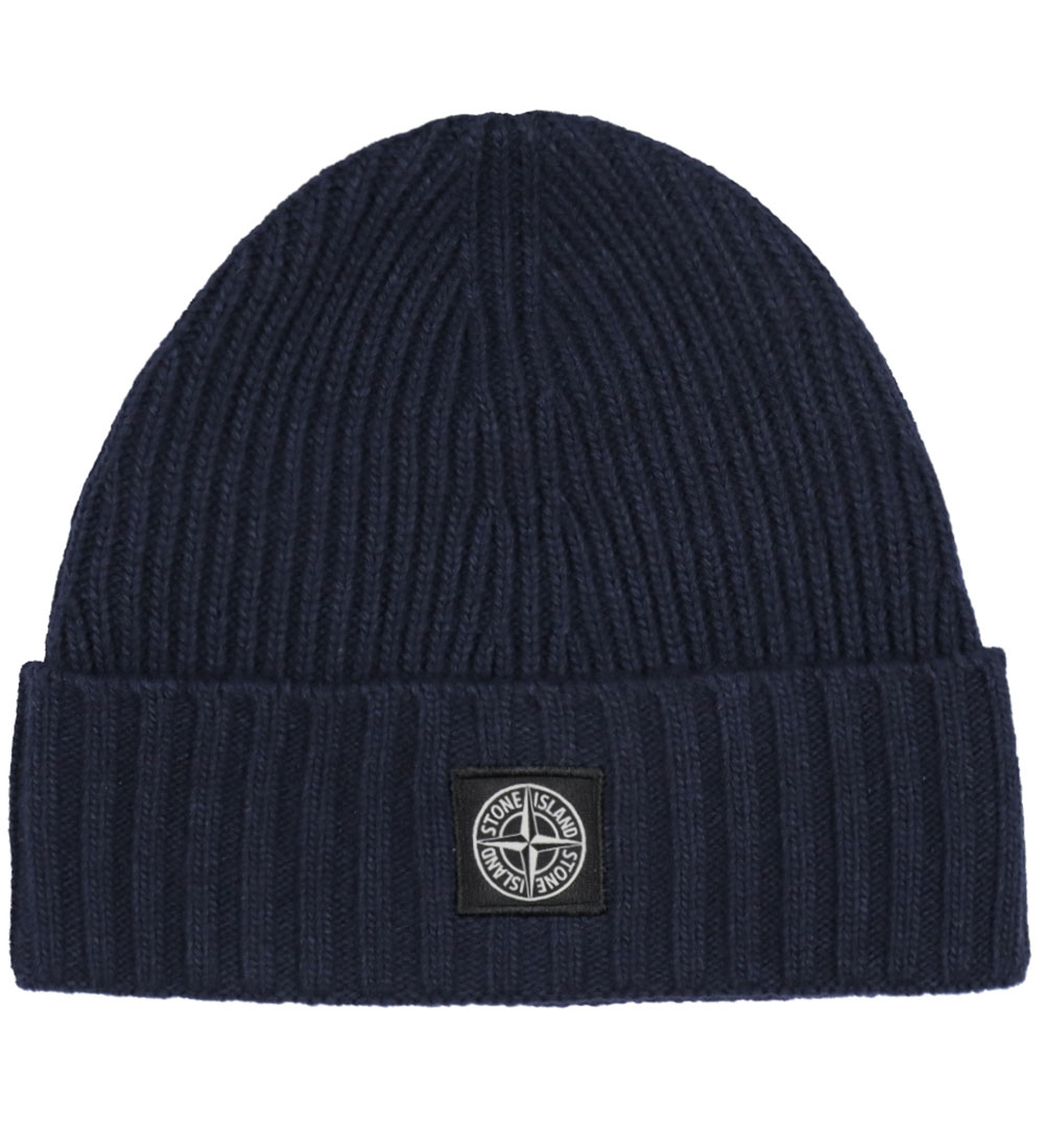 Stone Island Bonnet - Tricot - Marine Blue - Stone Island - 56 cm - Bonnet 106 €