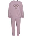 Hummel Sweatsæt - HmlMini - Sea Fog