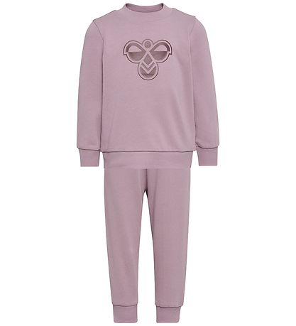 Hummel Sweatsæt - HmlMini - Sea Fog
