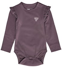 Hummel Body l/æ - HmlMini Frill - Black Plum