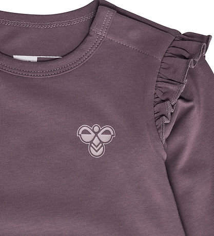 Hummel Body l/æ - HmlMini Frill - Black Plum
