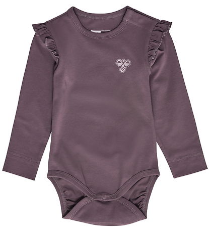 Hummel Body l/æ - HmlMini Frill - Black Plum