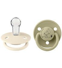 BIBS x Moomin De Lux Sutter - Silikone - Rund - 2-pak - Ivory/Kh