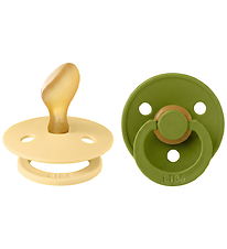 BIBS Colour Sutter - Str. 1 - Anatomisk - 2-pak - Pale Butter/Wa