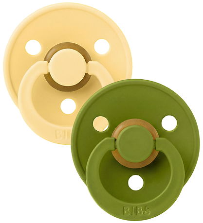 BIBS Colour Sutter - Str. 1 - Anatomisk - 2-pak - Pale Butter/Wa