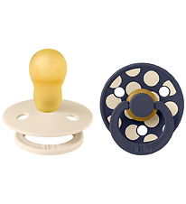 BIBS Studio Colour Sutter - Str. 3 - Rund - 2-pak - Ivory/Deep S