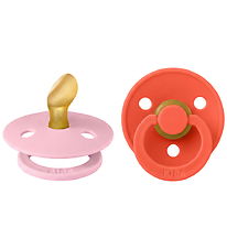 BIBS Colour Sutter - Str. 1 - Anatomisk - 2-pak - Baby Pink/Tang