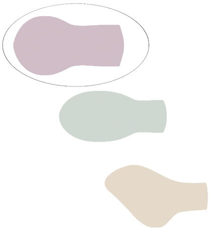 BIBS x Moomin Colour Sutter - Str. 1 -Rund - 2-pak - Ivory/Dusty