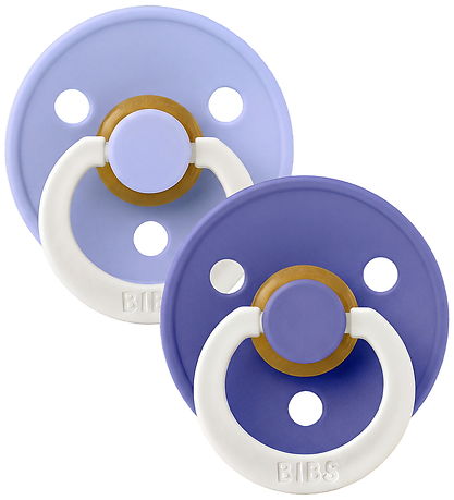 BIBS Colour Natsutter - Str. 2 - Rund - 2-pak - Hush/Grape