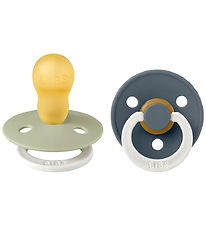 BIBS Colour Natsutter - Str. 3 - Rund - 2-pak - Sage/Pine