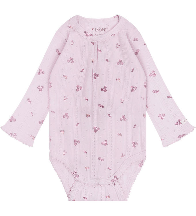 Fixoni Body l/æ - Pale Lilac m. Hulmønster