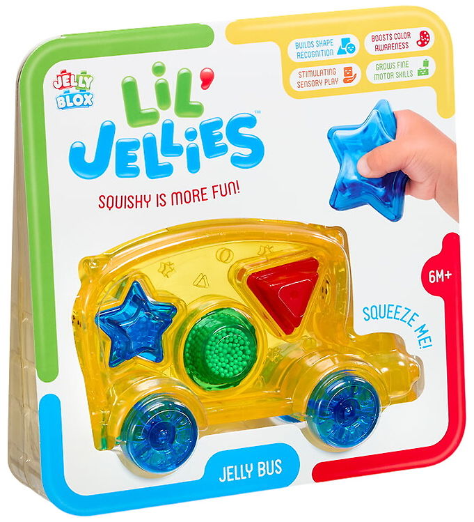 Jelly Blox Puttekasse - 20x12 cm - Lil' Jellies - Jelly Bus