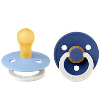 BIBS Colour Natsutter - Str. 1 - Rund - 2-pak - Sky Blue/Cornflo