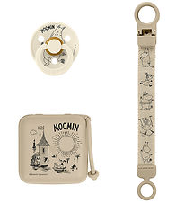 BIBS x Moomin Gavesæt - Str. 2 - Vanilla