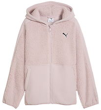 Puma Fleecejakke - ESS Elevated - Misty Pink