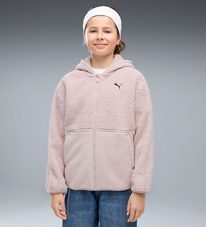 Puma Fleecejakke - ESS Elevated - Misty Pink