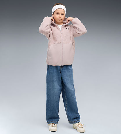Puma Fleecejakke - ESS Elevated - Misty Pink