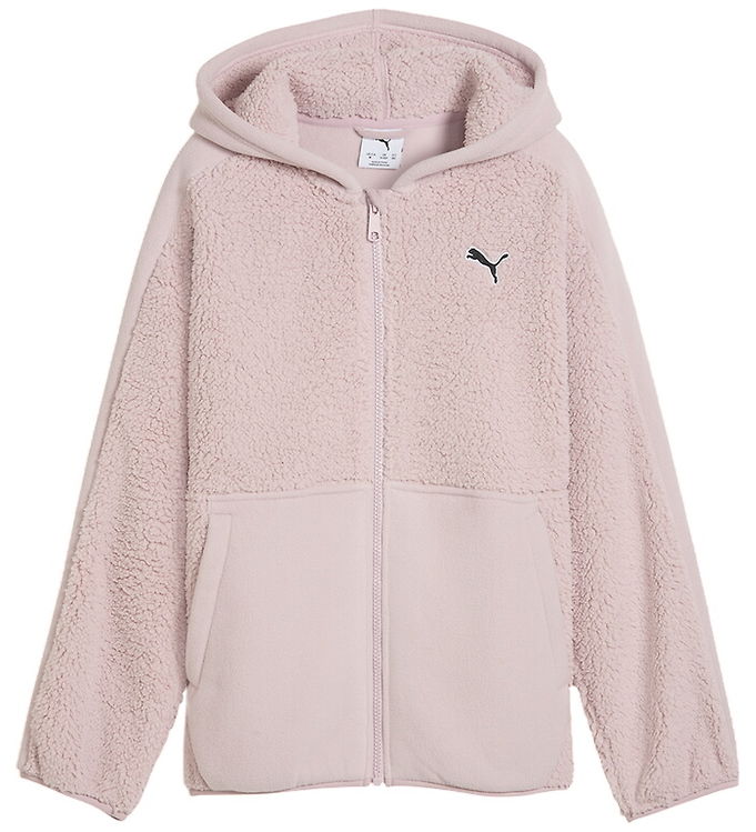 Puma Fleecejakke - Teddy - ESS Elevated - Misty Pink