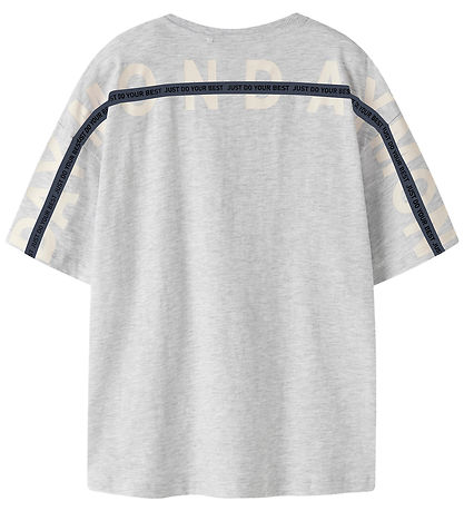 Name It T-shirt - NkmLando - Light Grey Melange